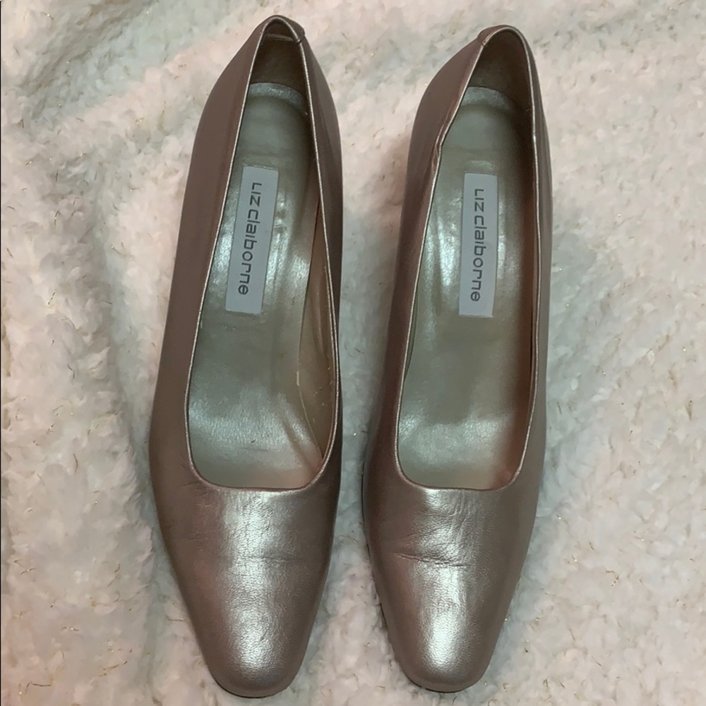 Liz Claiborne Metallic Heels